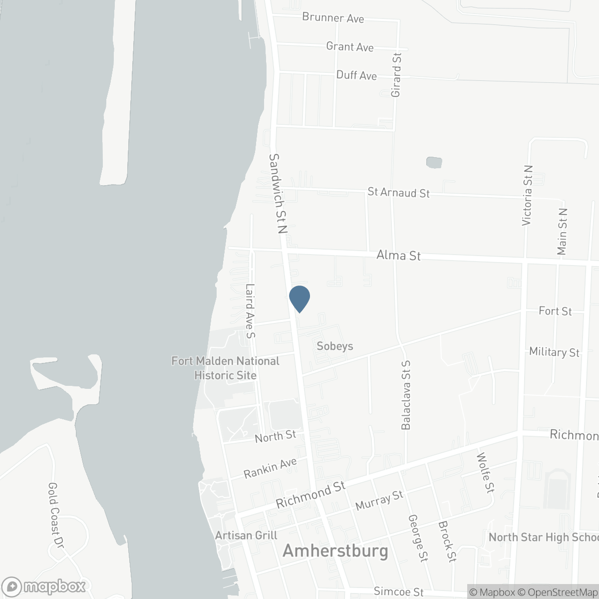 47 Sandwich STREET South, Amherstburg, Ontario N9V 1Z5